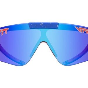 Pit VIPER flip-offs Blue Sports Sunglasses New